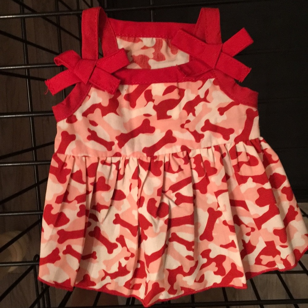Dog Martha Stewart Pets Camo Pink Red Dress 🐶